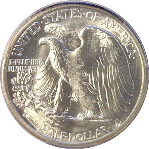 1945-D Walking Liberty Half Dollar  -  PCGS MS-66 - Image 3