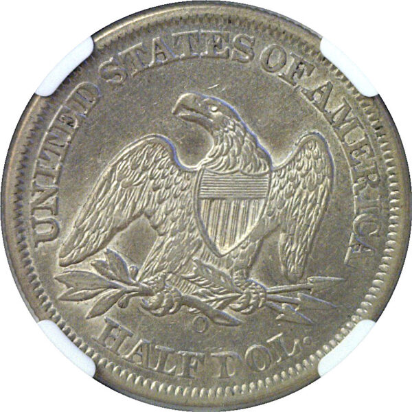 1859-O Seated Liberty Half Dollar  -  NGC AU-53 - Image 3