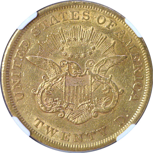 1853 $20 Liberty   -   NGC AU-53 - Image 3