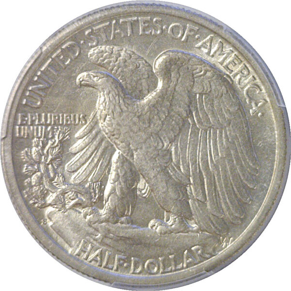 1918-S Walking Liberty Half Dollar  -  PCGS AU-58 - Image 3