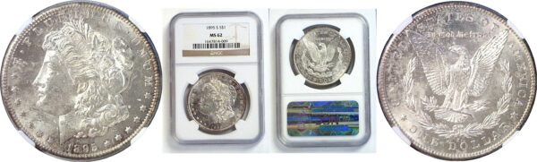 1895-S Morgan Dollar  -  NGC MS-62