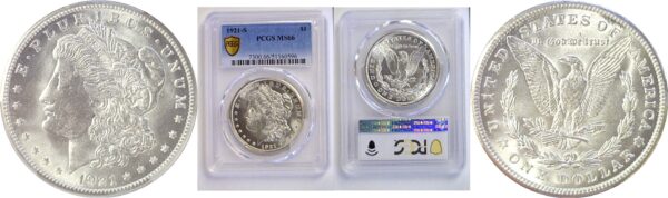 1921-S Morgan Dollar  -  PCGS MS-66