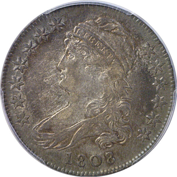 1808/7 Bust Half Dollar.  -   PCGS XF-45 - Image 2