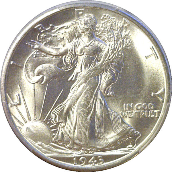 1943-S Walking Liberty Half Dollar   -   PCGS MS-65+ - Image 2
