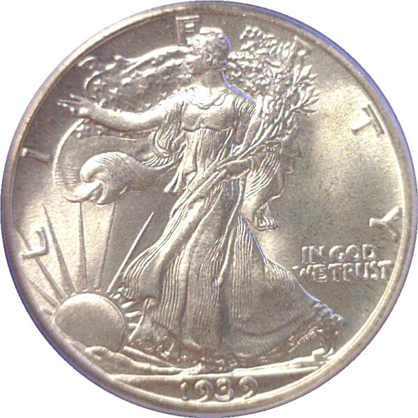 1939 Walking Liberty Half Dollar.  -   PCGS MS-65 - Image 2