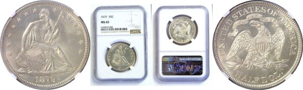 1879 Seated Liberty Half Dollar   -   NGC MS-65