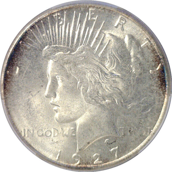 1927-S Peace Dollar.   -   PCGS MS-65 - Image 2