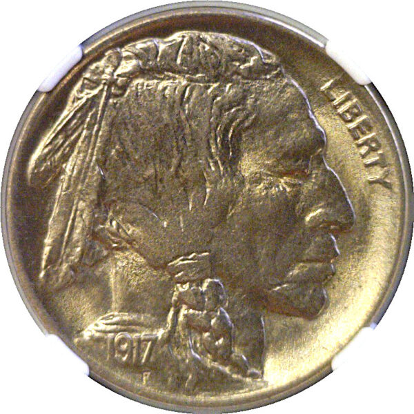1917-D Buffalo Nickel  -  NGC MS-64 - Image 2