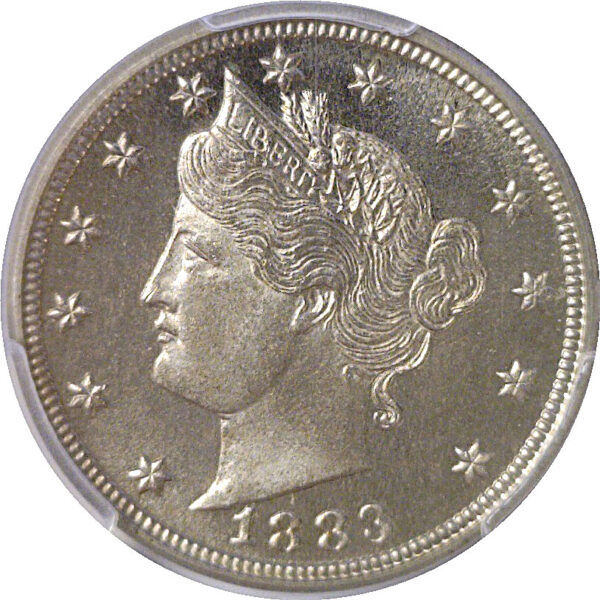 1883 No CENTS.  Liberty Nickel  -  PCGS PR-67 - Image 2