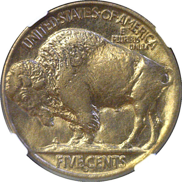 1917-D Buffalo Nickel  -  NGC MS-64 - Image 3