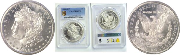 1884-CC Morgan Dollar  -  PCGS MS-65 PL