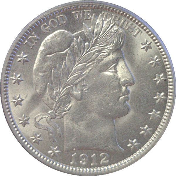 1912-S Barber Half Dollar  -  PCGS MS-64  CAC - Image 2