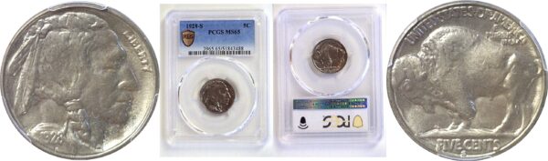 1928-S Buffalo Nickel  -  PCGS MS-65