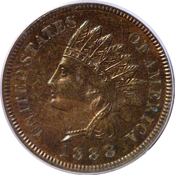 1888 Indian Head Cent  -  PCGS PR-64 RB - Image 2