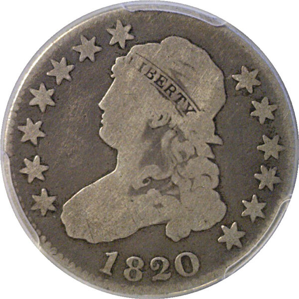 1820 Bust Quarter. -  PCGS G-6 - Image 2