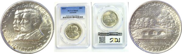 1937 Antietam Commemorative Half Dollar.  -   PCGS MS-65