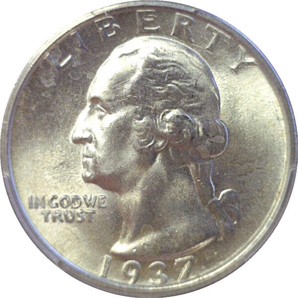 1937-S Washington Quarter  -  PCGS MS-65 - Image 2