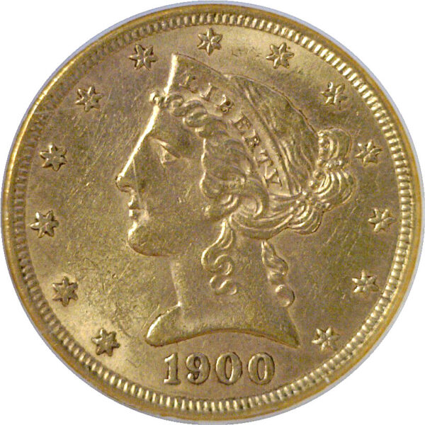 1900 $5 Liberty   -   NGC MS-61 - Image 2