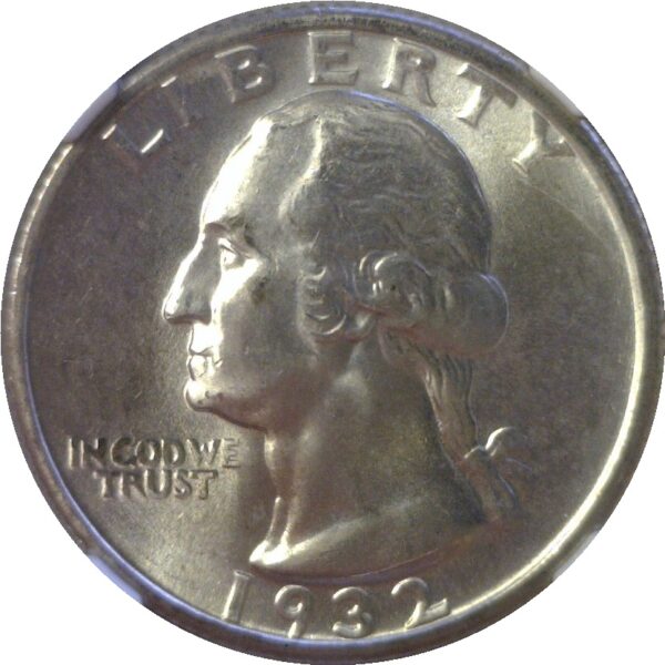 1932-S Washington Quarter   -   NGC MS-64 - Image 2