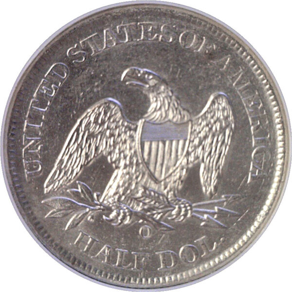 1861-O Seated Liberty Half Dollar   -   Shipwreck Effect (A) Unc. - Image 3