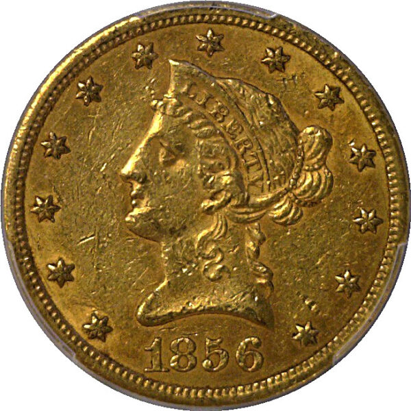 1856-S $10 Liberty. -  PCGS AU-53 - Image 2