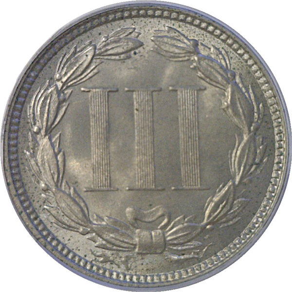 1875 Nickel Three Cent. -  PCGS MS-65 - Image 3