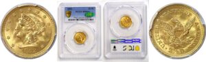 1852 $2 1/2 Liberty    PCGS MS-64+  CAC