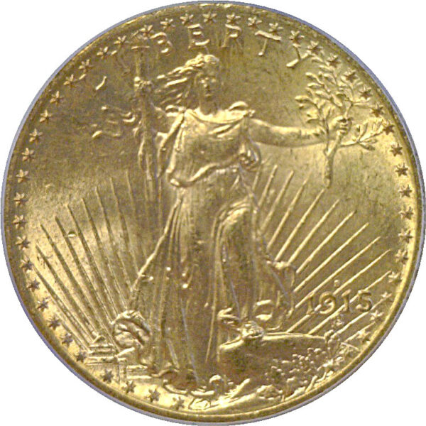 1915-S $20 St. Gaudens  -  PCGS MS-64 - Image 2