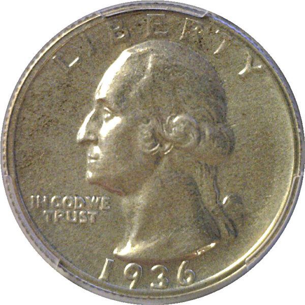 1936 Washington Quarter. -  PCGS PR-63 - Image 2