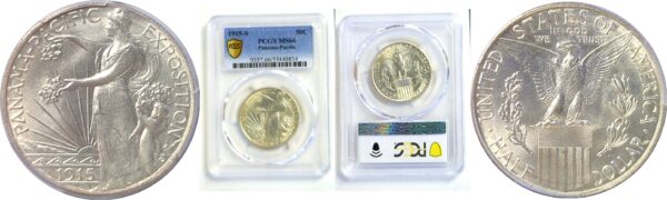 1915-S Panama-Pacific Commemorative Half Dollar  -  PCGS MS-66