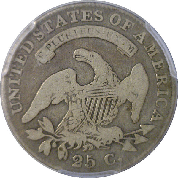 1821 Bust Quarter  -  PCGS G-6 - Image 3