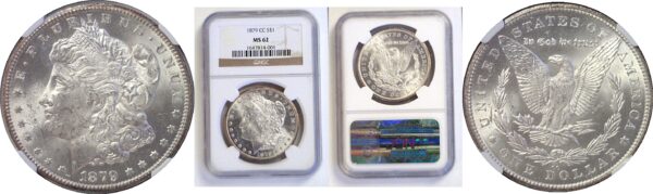 1879-CC Morgan Dollar  -  NGC MS-62