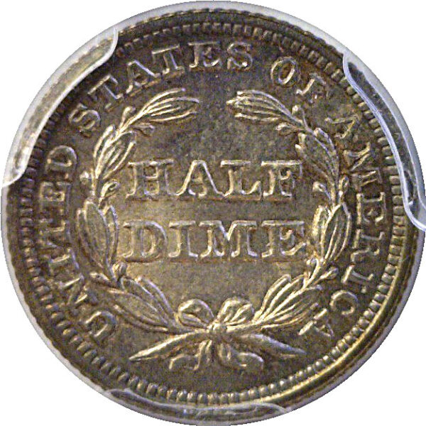 1848 Seated Liberty Half Dime  -  PCGS MS-64 - Image 3