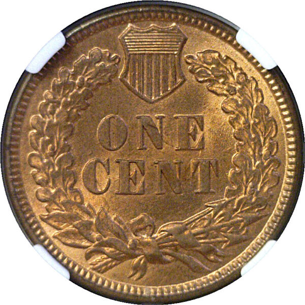 1885 Indian Head Cent  -  NGC MS-65 RB - Image 3