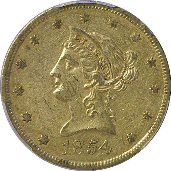 1854-S $10 Liberty. -  PCGS AU-50 - Image 2