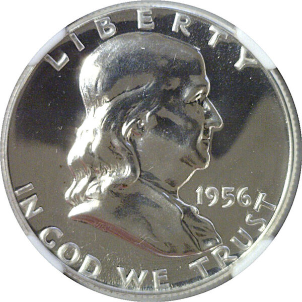 1956 Franklin Half Dollar  -  NGC PF-68 - Image 2