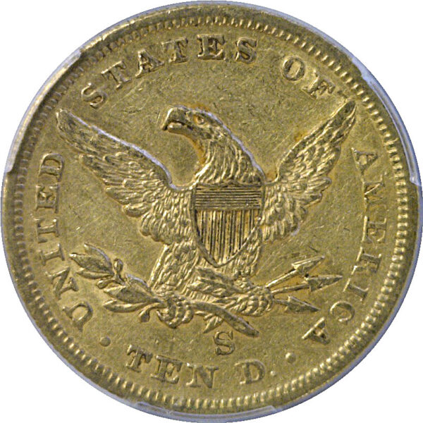 1854-S $10 Liberty. -  PCGS AU-50 - Image 3