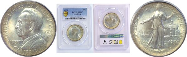 1936 Lynchburg Commemorative Half Dollar. -  PCGS MS-67