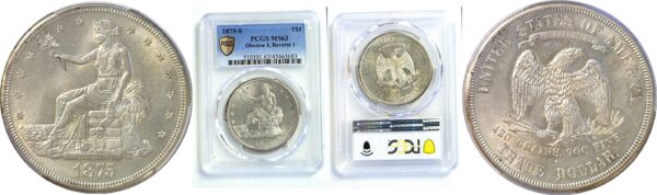 1875-S Trade Dollar  -  PCGS MS-63