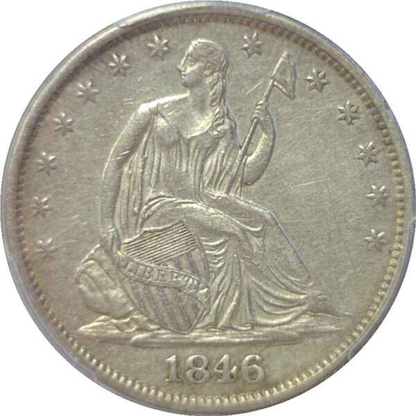 1846-O Seated Liberty Half Dollar  -  PCGS AU-50 - Image 2