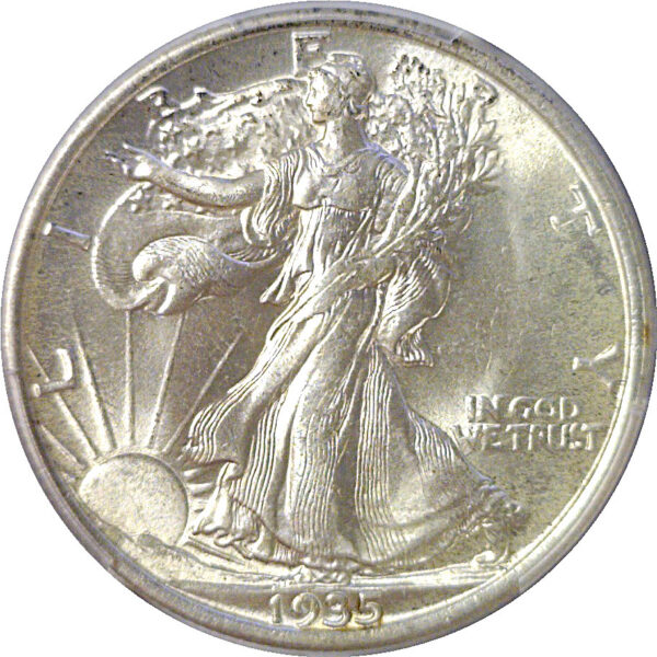 1935 Walking Liberty Half Dollar  -  PCGS MS-65 - Image 2