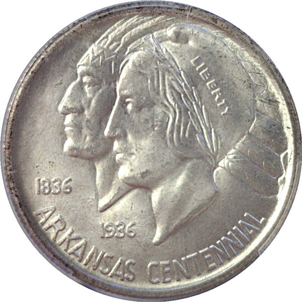 1935-S Arkansas Commemorative Half Dollar. -  PCGS MS-66 - Image 2