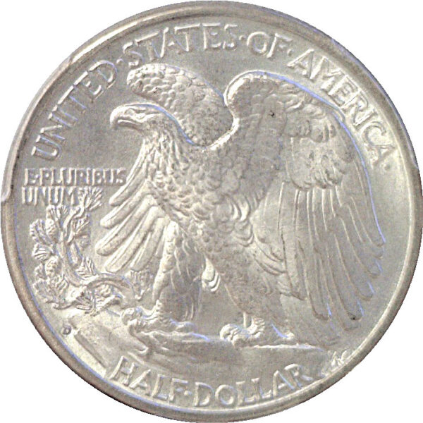 1936-D Walking Liberty Half Dollar  -  PCGS MS-66 - Image 3
