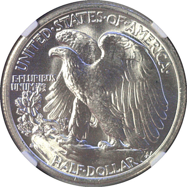 1939-S Walking Liberty Half Dollar. -  NGC MS-67 - Image 3