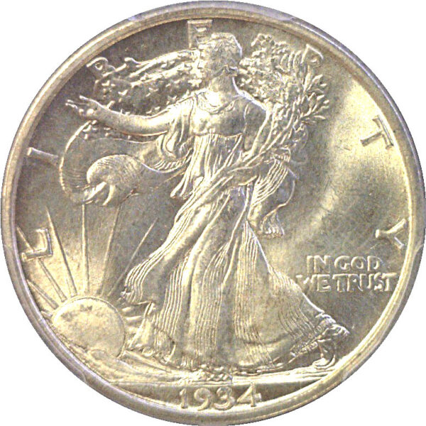 1934-D Walking Liberty Half Dollar  -  PCGS MS-65 - Image 2