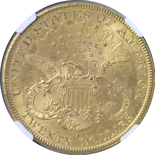 1892-S $20 Liberty  -  NGC MS-63 - Image 3
