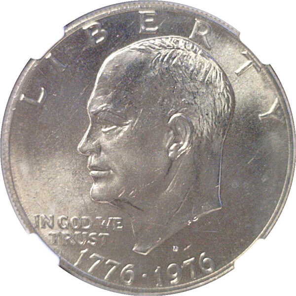 1976-D Eisenhower Dollar.   -   NGC MS-67 - Image 2