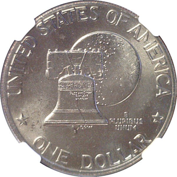 1976-D Eisenhower Dollar.   -   NGC MS-67 - Image 3