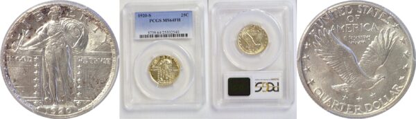 1920-S Standing Liberty Quarter  -  PCGS MS-64 FH