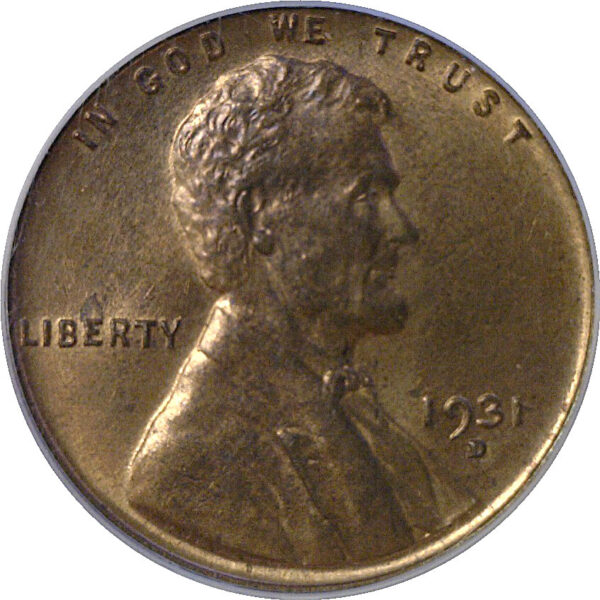 1931-D Lincoln Cent. -  PCGS MS-65 RB - Image 2